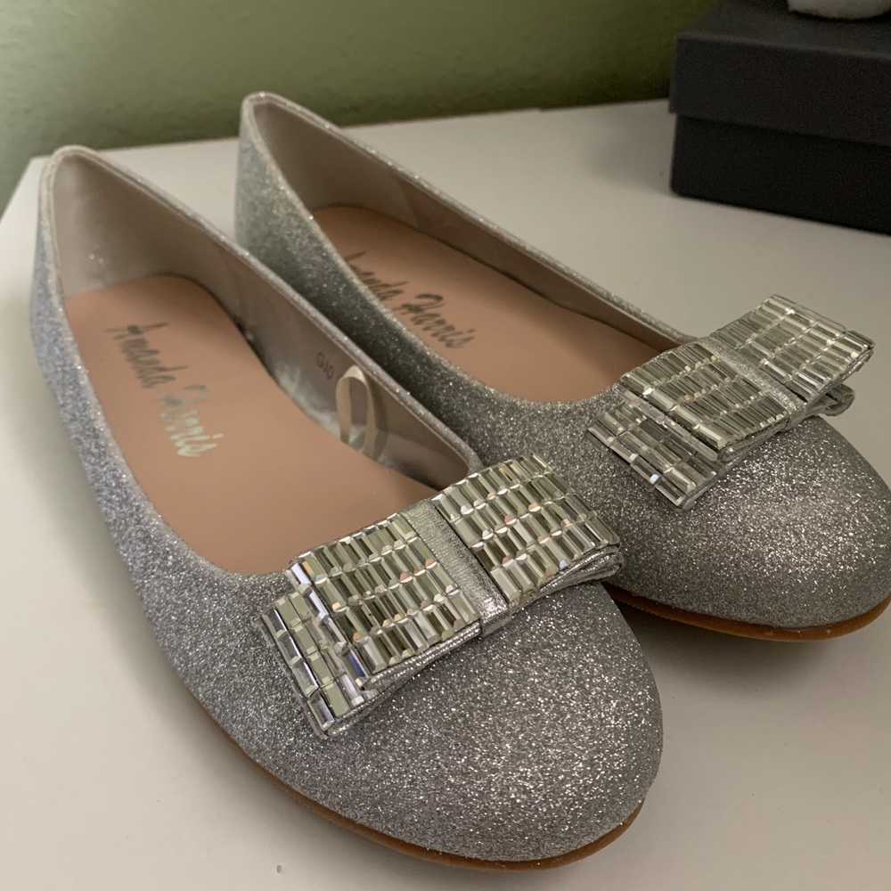 Silver glitter ballet flats - Picture 2 of 4